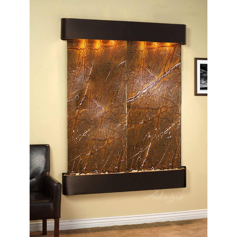 Adagio Majestic River 69"H x 54"W Indoor Wall Fountain MRR1011