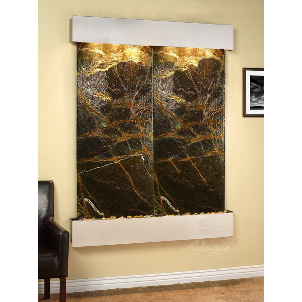 Adagio Majestic River 69"H x 54"W Indoor Wall Fountain MRR1011