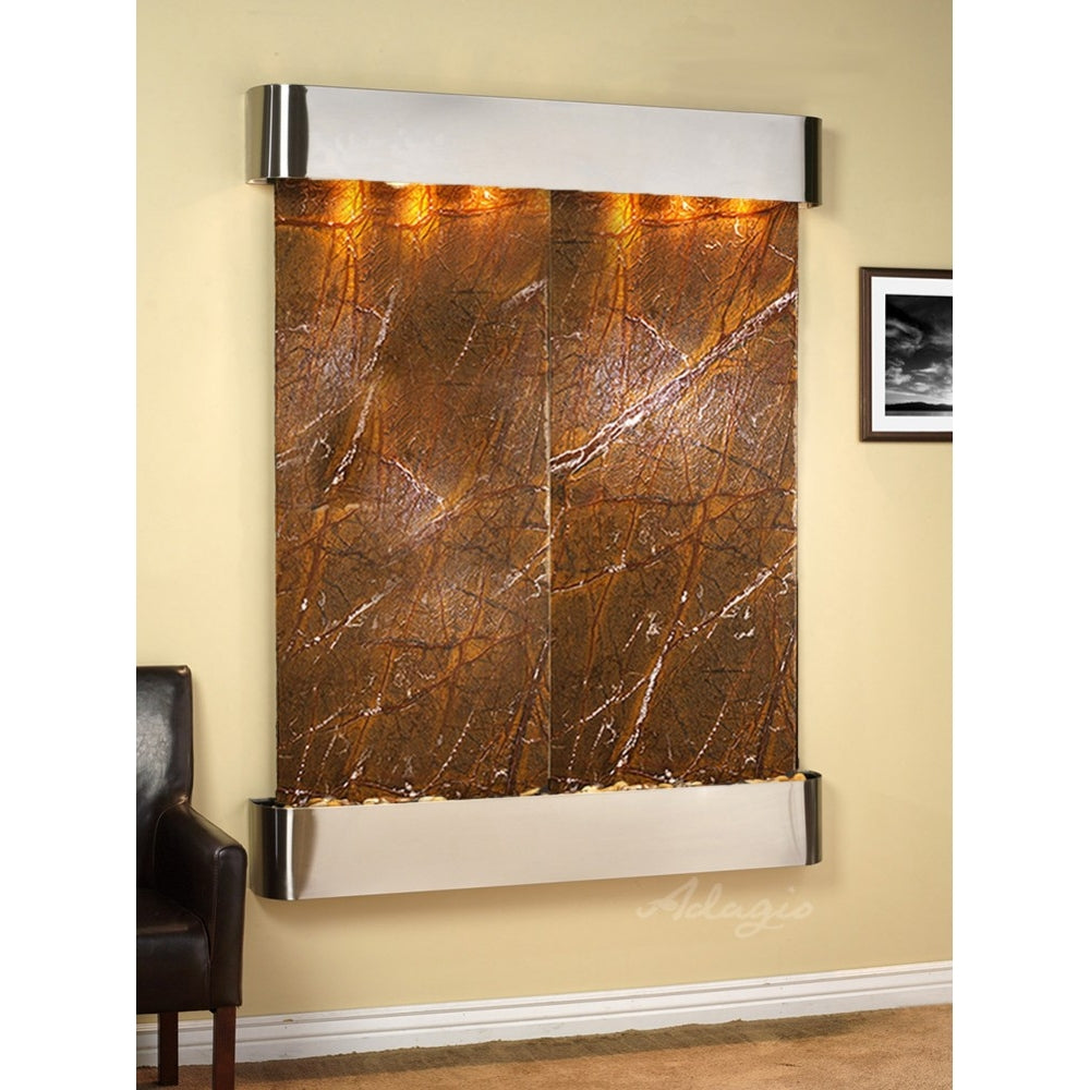 Adagio Majestic River 69"H x 54"W Indoor Wall Fountain MRR1011