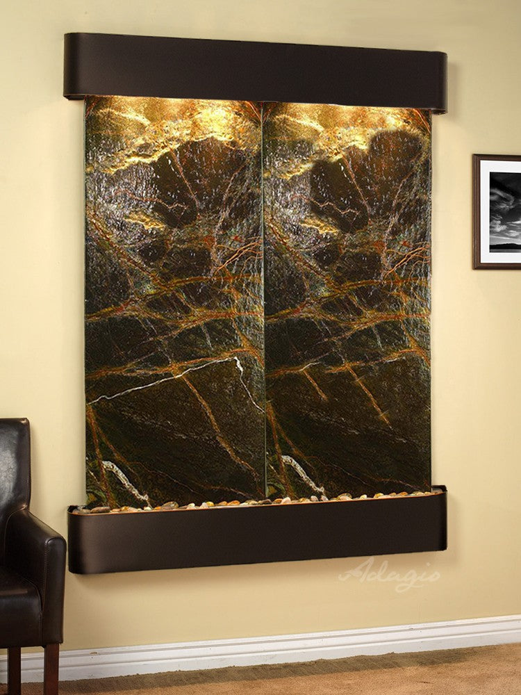 Adagio Majestic River 69"H x 54"W Indoor Wall Fountain MRR1011