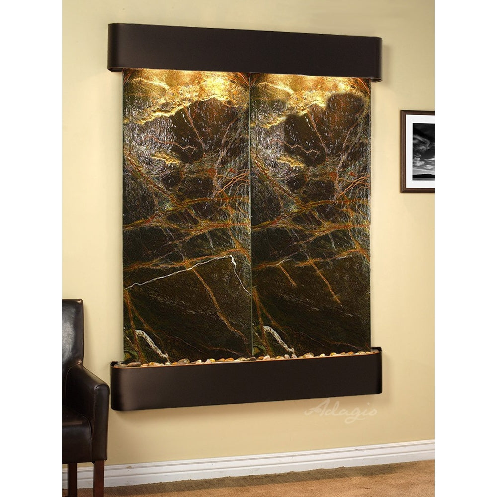 Adagio Majestic River 69"H x 54"W Indoor Wall Fountain MRR1011