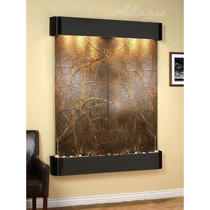 Adagio Majestic River 69"H x 54"W Indoor Wall Fountain MRR1011