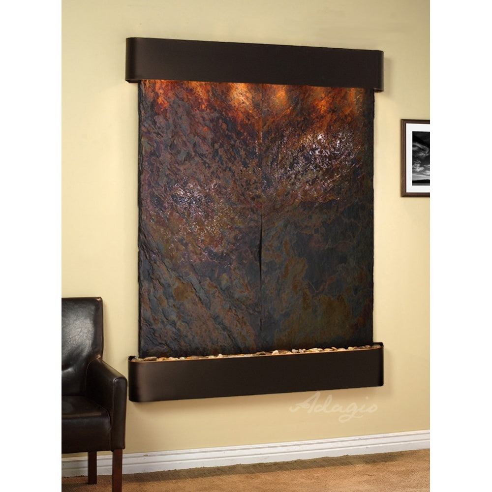 Adagio Majestic River 69"H x 54"W Indoor Wall Fountain MRR1011