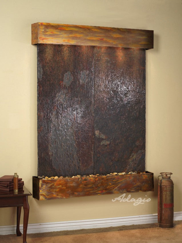 Adagio Majestic River 69"H x 54"W Indoor Wall Fountain MRR1011