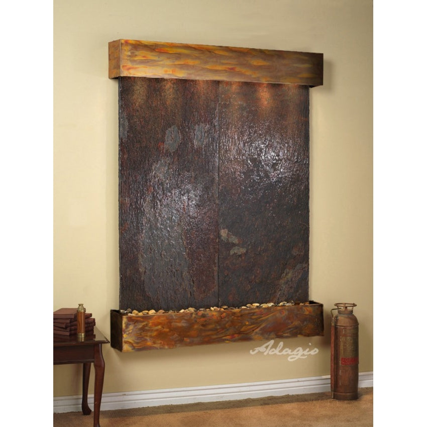 Adagio Majestic River 69"H x 54"W Indoor Wall Fountain MRR1011