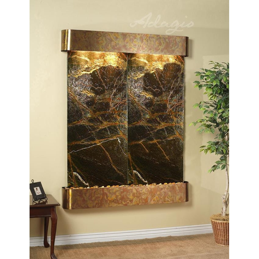 Adagio Majestic River 69"H x 54"W Indoor Wall Fountain MRR1011