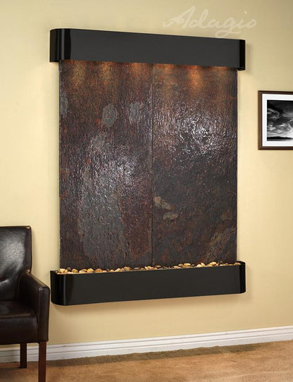 Adagio Majestic River 69"H x 54"W Indoor Wall Fountain MRR1011
