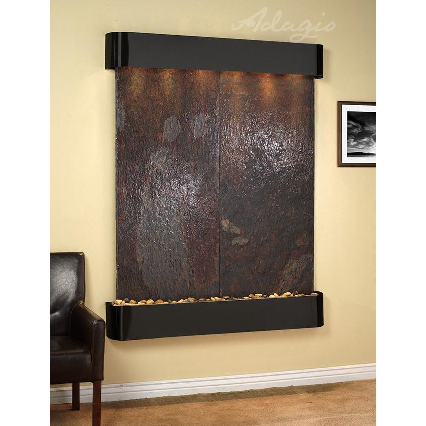 Adagio Majestic River 69"H x 54"W Indoor Wall Fountain MRR1011