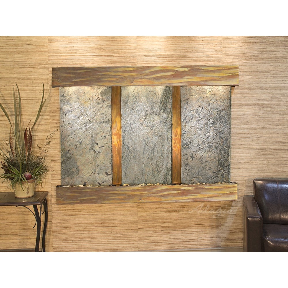 Adagio Olympus Falls 54"H x 75"W Indoor Wall Fountain OFR1511