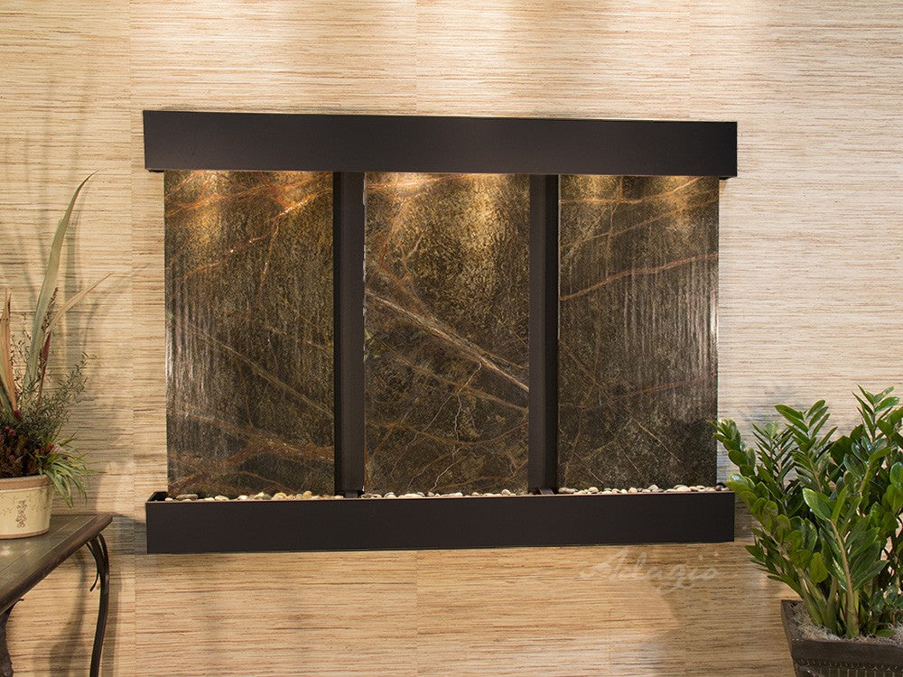 Adagio Olympus Falls 54"H x 75"W Indoor Wall Fountain OFR1511