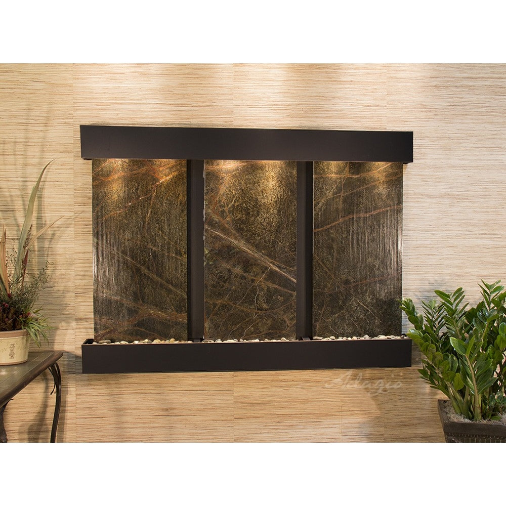 Adagio Olympus Falls 54"H x 75"W Indoor Wall Fountain OFR1511