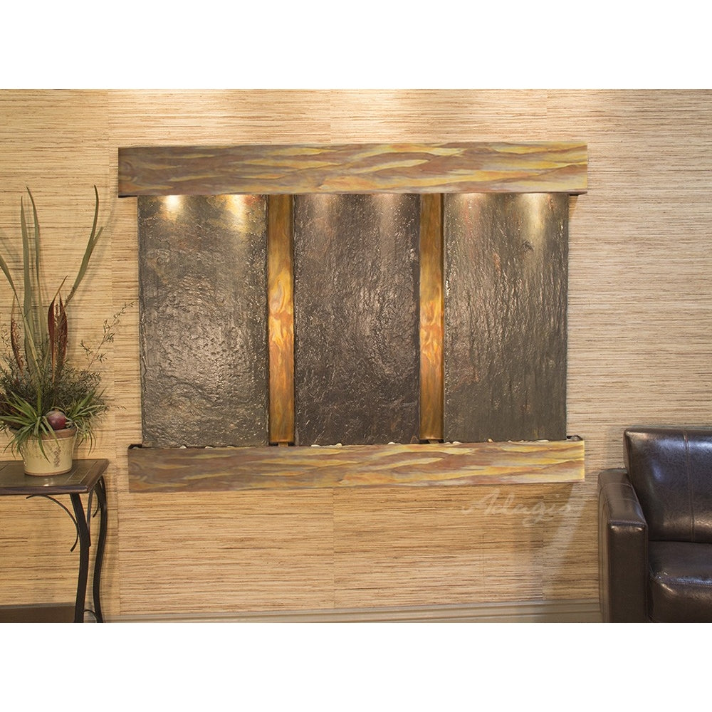 Adagio Olympus Falls 54"H x 75"W Indoor Wall Fountain OFR1511