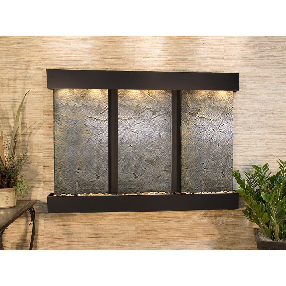 Adagio Olympus Falls 54"H x 75"W Indoor Wall Fountain OFR1511