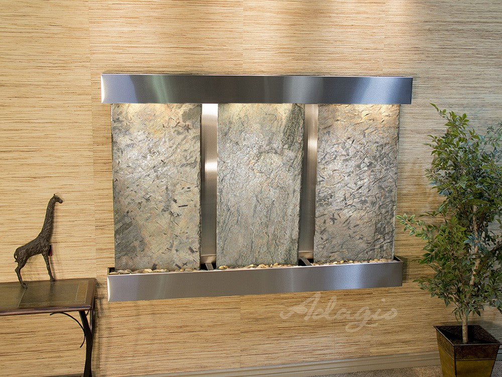 Adagio Olympus Falls 54"H x 75"W Indoor Wall Fountain OFR1511