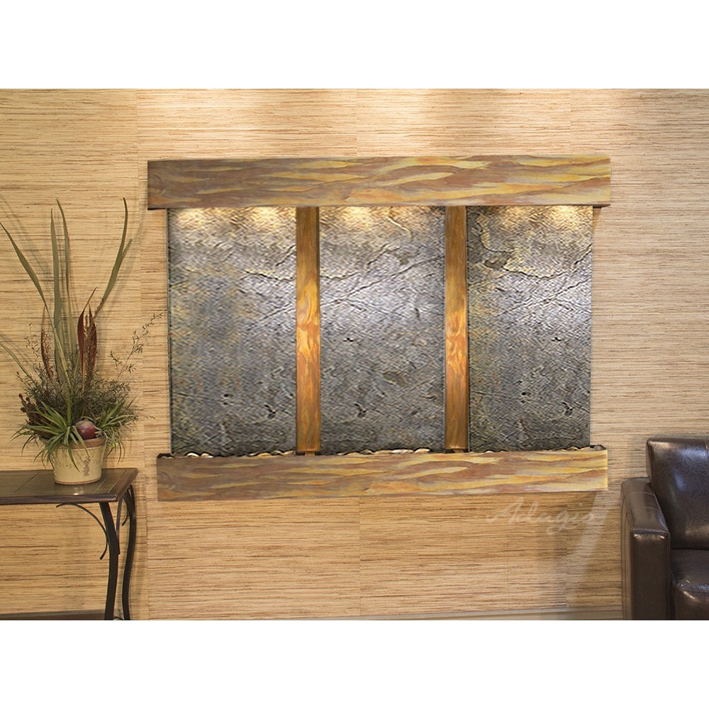 Adagio Olympus Falls 54"H x 75"W Indoor Wall Fountain OFR1511