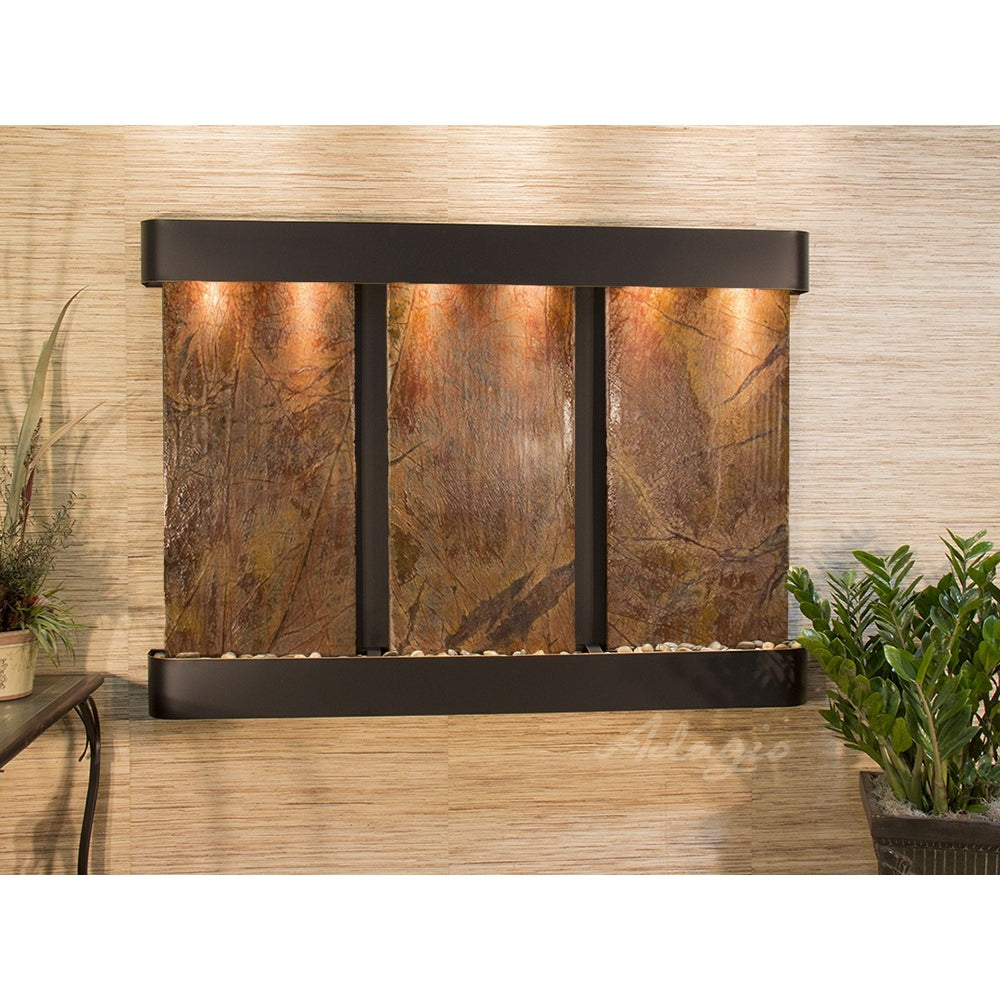 Adagio Olympus Falls 54"H x 75"W Indoor Wall Fountain OFR1511
