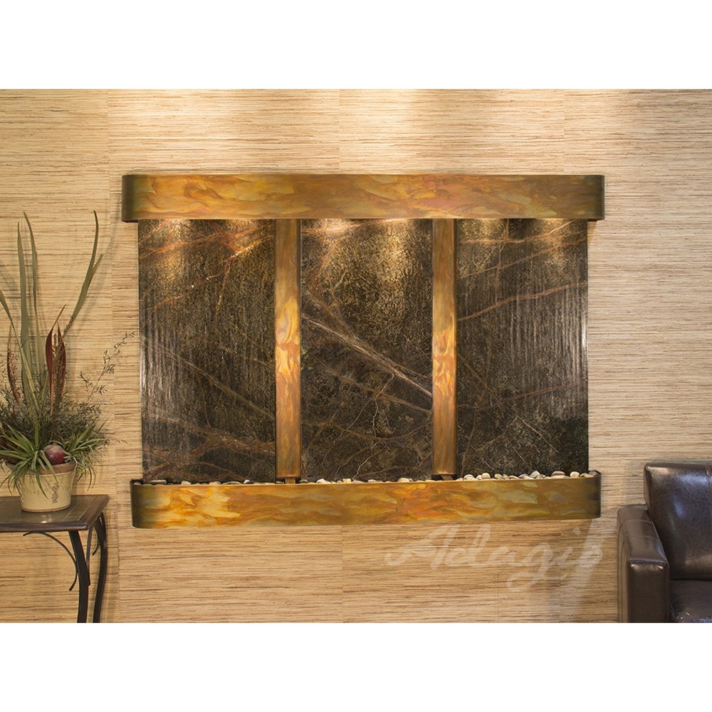 Adagio Olympus Falls 54"H x 75"W Indoor Wall Fountain OFR1511