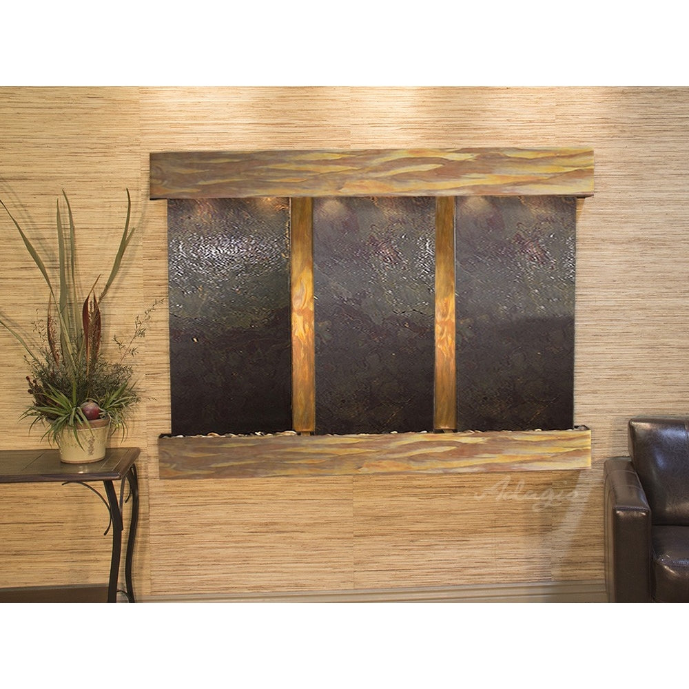 Adagio Olympus Falls 54"H x 75"W Indoor Wall Fountain OFR1511