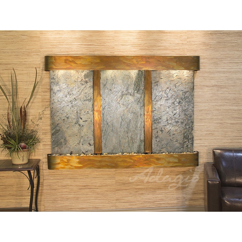 Adagio Olympus Falls 54"H x 75"W Indoor Wall Fountain OFR1511