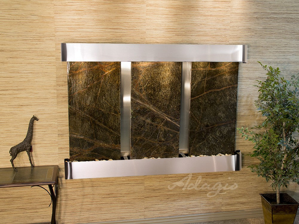 Adagio Olympus Falls 54"H x 75"W Indoor Wall Fountain OFR1511