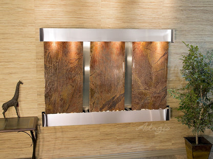 Adagio Olympus Falls 54"H x 75"W Indoor Wall Fountain OFR1511