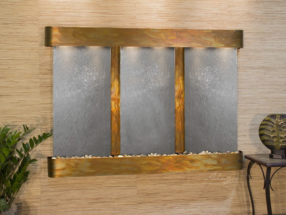 Adagio Olympus Falls 54"H x 75"W Indoor Wall Fountain OFR1511