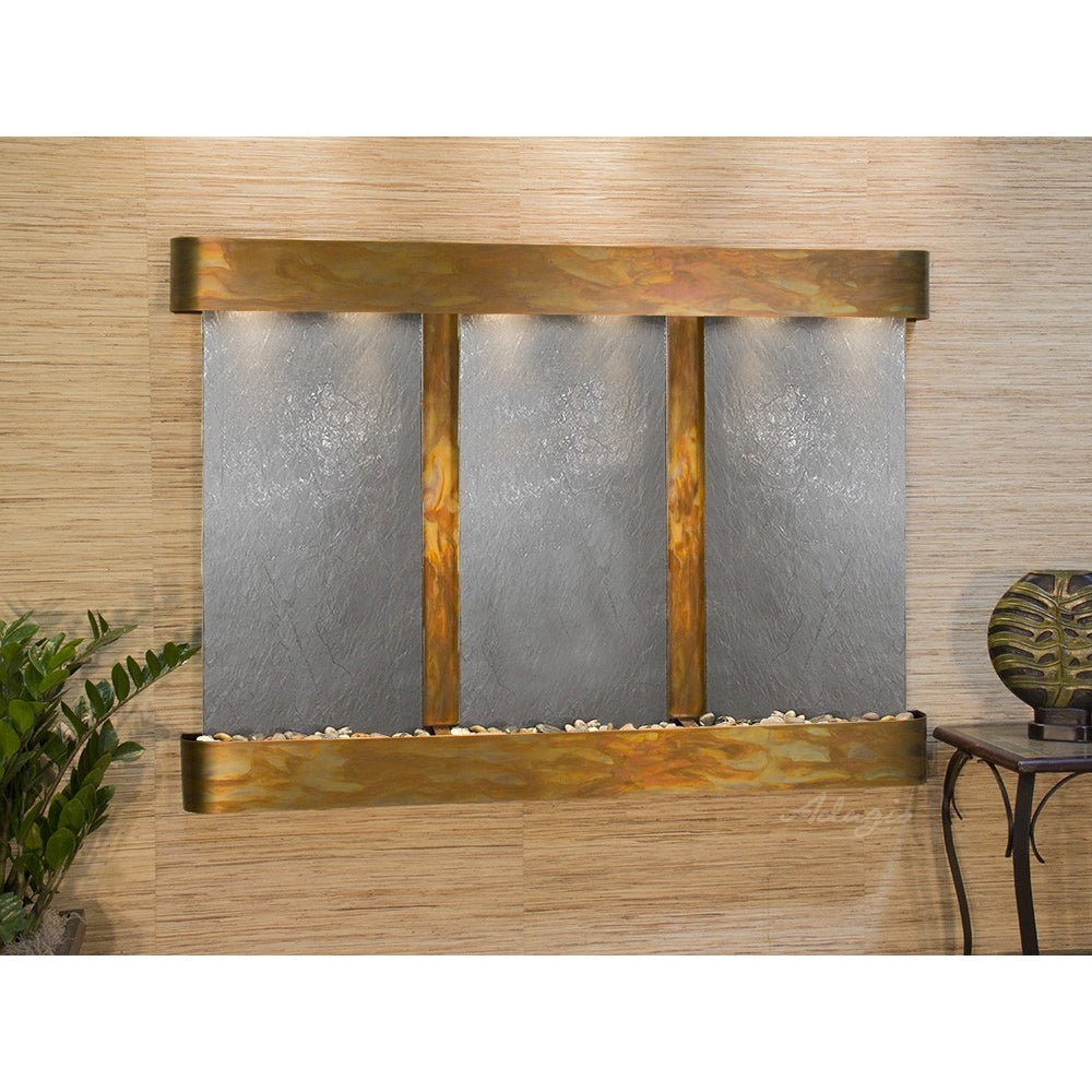 Adagio Olympus Falls 54"H x 75"W Indoor Wall Fountain OFR1511