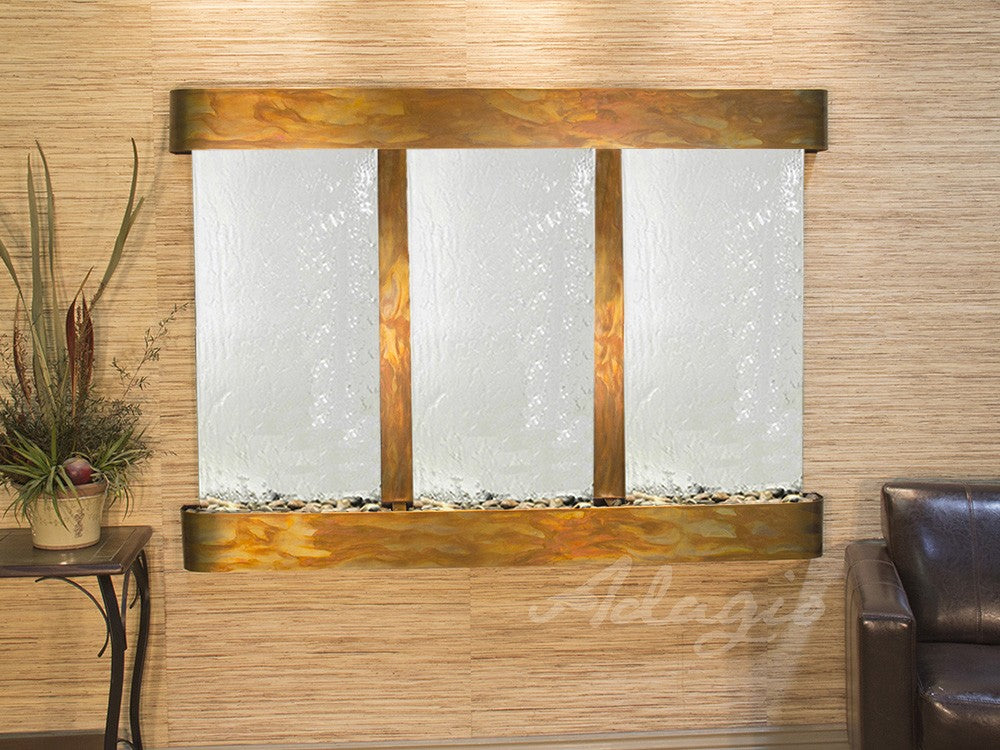 Adagio Olympus Falls 54"H x 75"W Indoor Wall Fountain OFR1511