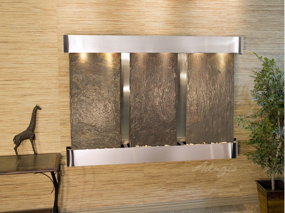 Adagio Olympus Falls 54"H x 75"W Indoor Wall Fountain OFR1511