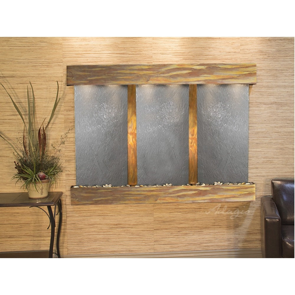 Adagio Olympus Falls 54"H x 75"W Indoor Wall Fountain OFR1511
