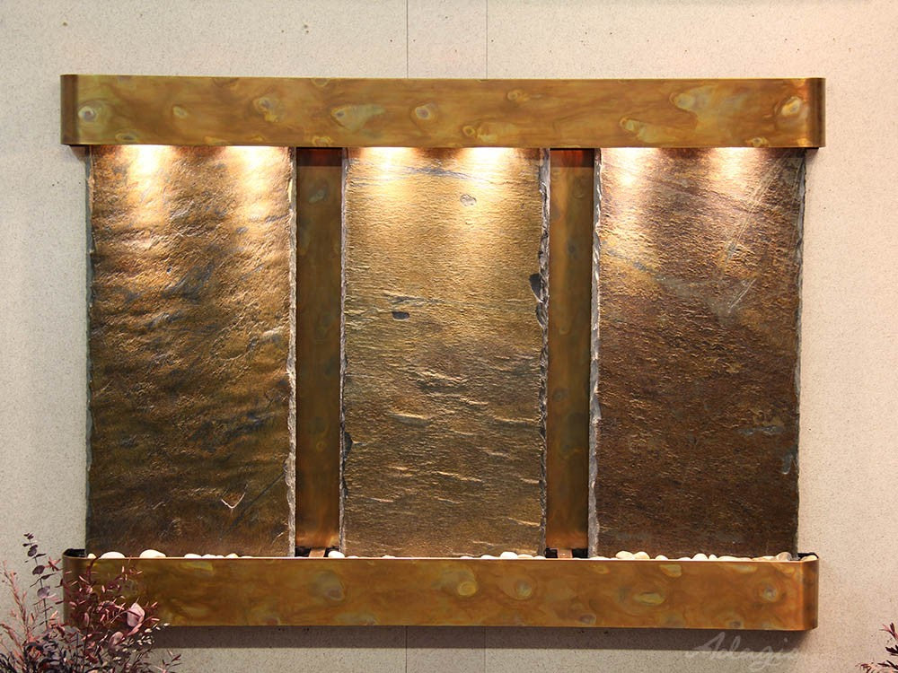 Adagio Olympus Falls 54"H x 75"W Indoor Wall Fountain OFR1511