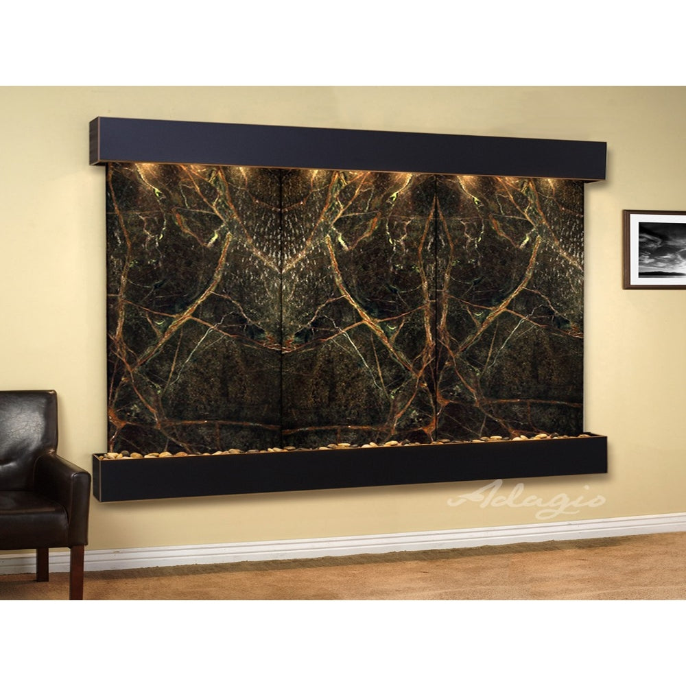 Adagio Solitude River 69"H x 78"W Indoor Wall Fountain SRR1011