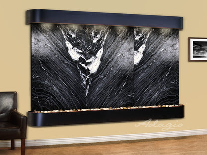 Adagio Solitude River 69"H x 78"W Indoor Wall Fountain SRR1011