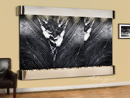 Adagio Solitude River 69"H x 78"W Indoor Wall Fountain SRR1011