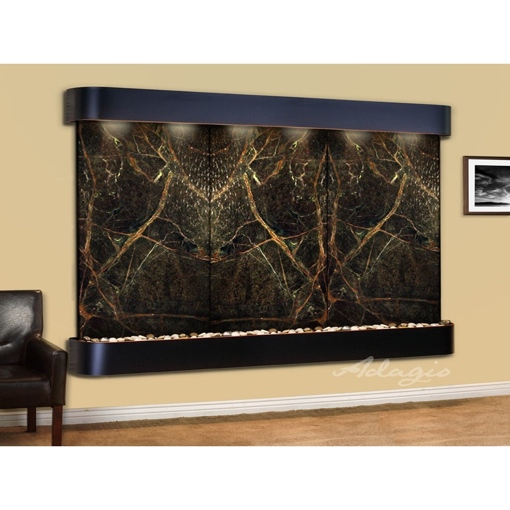 Adagio Solitude River 69"H x 78"W Indoor Wall Fountain SRR1011