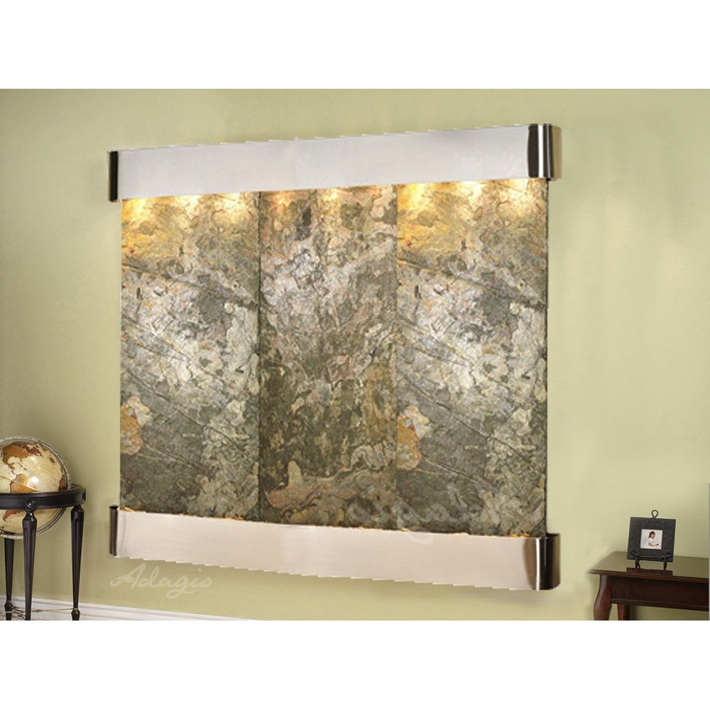 Adagio Solitude River 69"H x 78"W Indoor Wall Fountain SRR1011