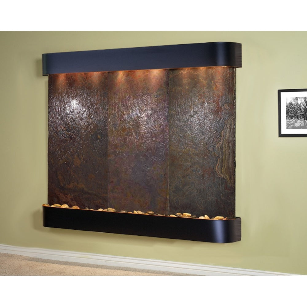 Adagio Solitude River 69"H x 78"W Indoor Wall Fountain SRR1011
