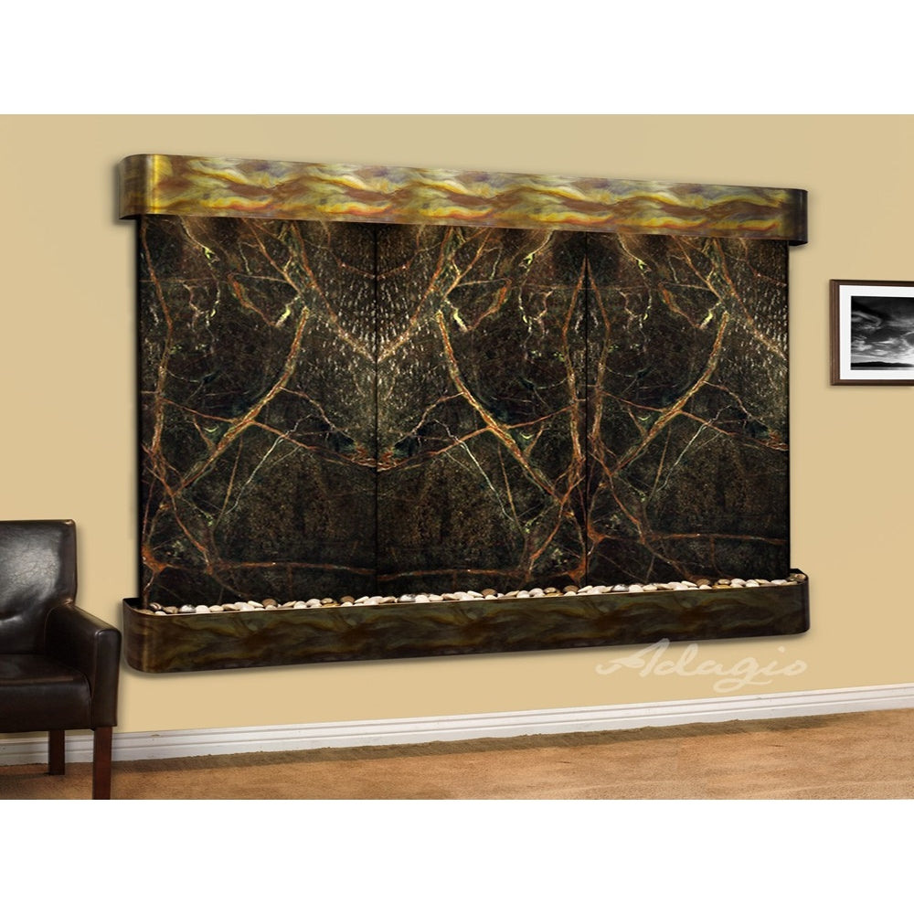 Adagio Solitude River 69"H x 78"W Indoor Wall Fountain SRR1011