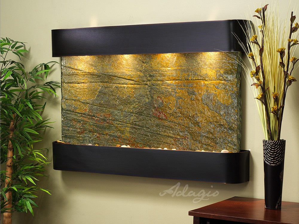 Adagio Sunrise Springs 35"H x 52"W Indoor Wall Fountain SSR1511