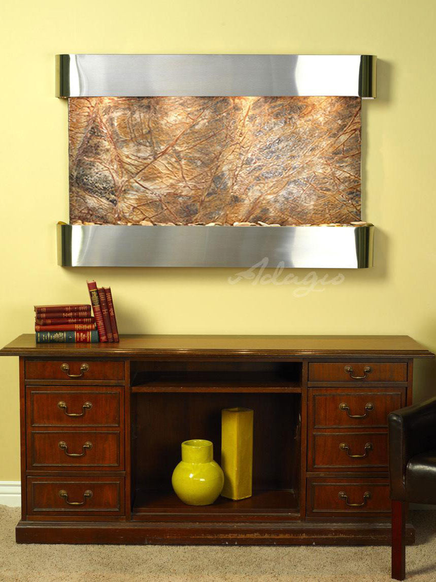 Adagio Sunrise Springs 35"H x 52"W Indoor Wall Fountain SSR1511