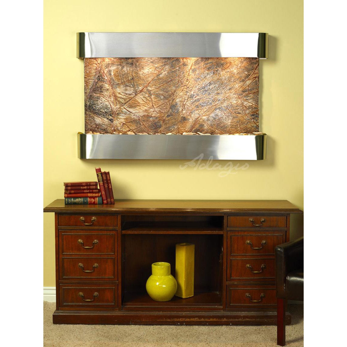 Adagio Sunrise Springs 35"H x 52"W Indoor Wall Fountain SSR1511