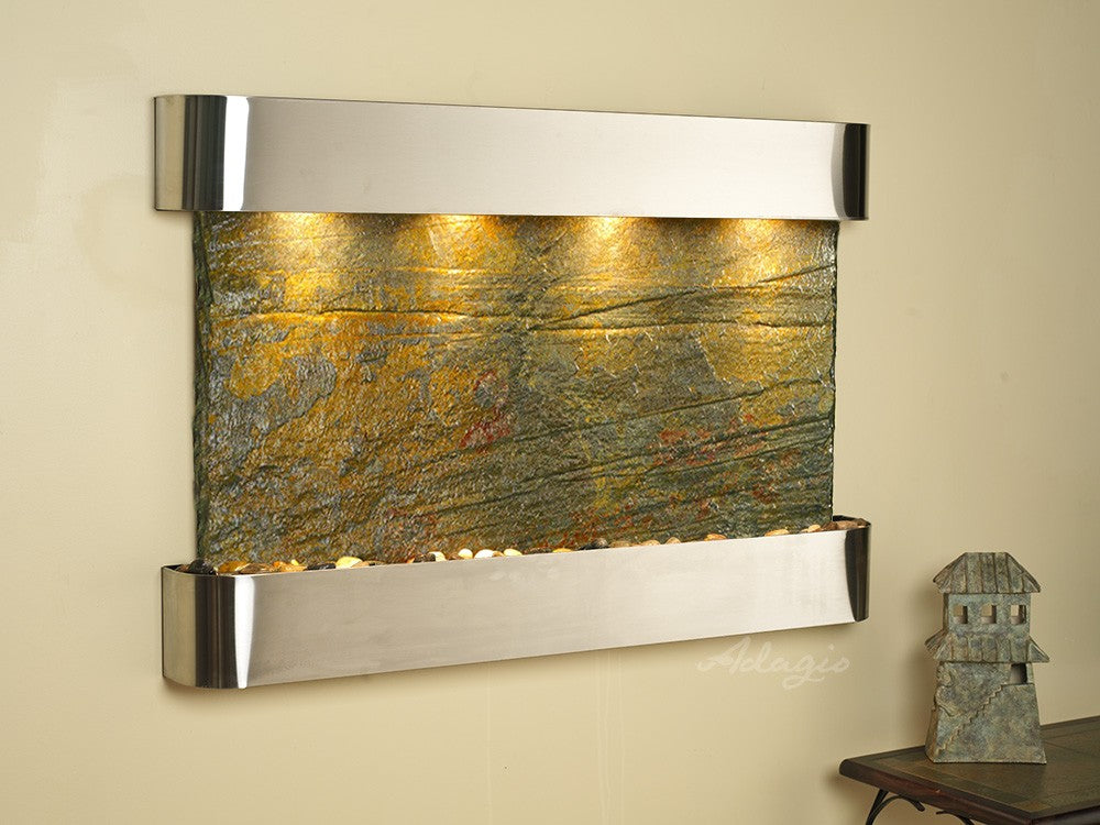 Adagio Sunrise Springs 35"H x 52"W Indoor Wall Fountain SSR1511