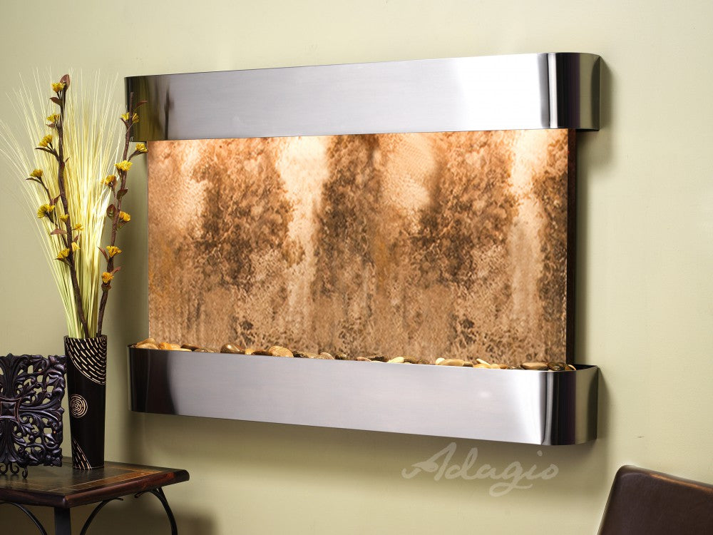 Adagio Sunrise Springs 35"H x 52"W Indoor Wall Fountain SSR1511