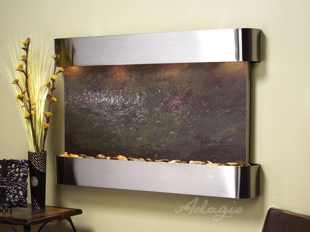 Adagio Sunrise Springs 35"H x 52"W Indoor Wall Fountain SSR1511