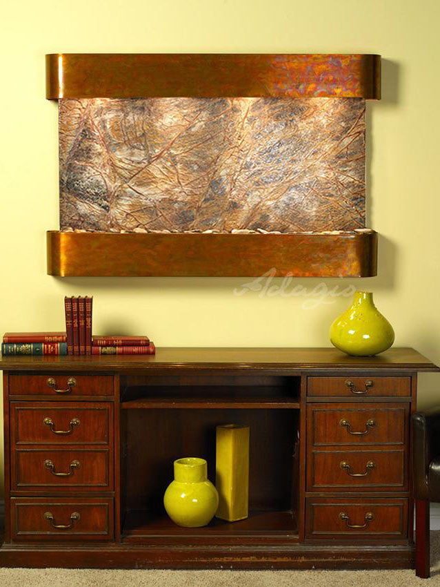 Adagio Sunrise Springs 35"H x 52"W Indoor Wall Fountain SSR1511