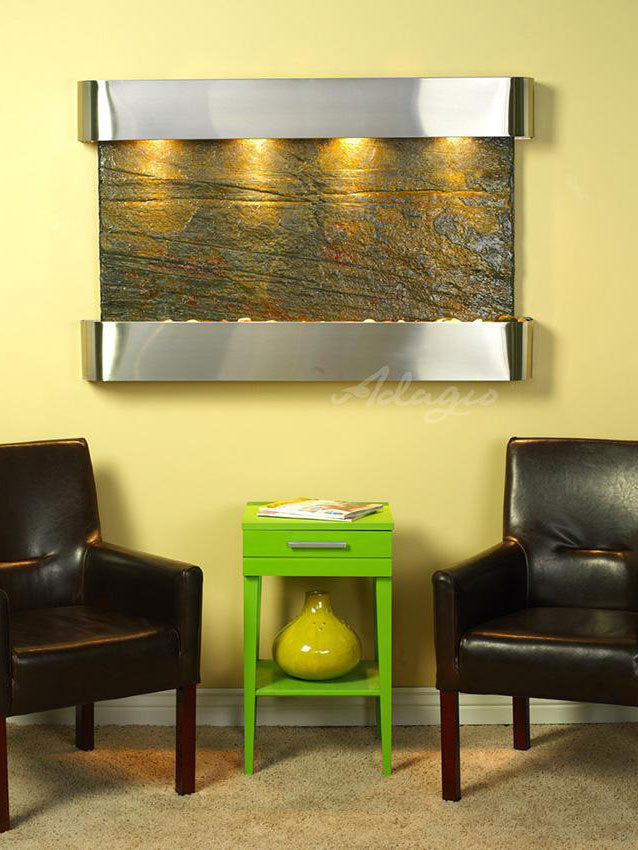 Adagio Sunrise Springs 35"H x 52"W Indoor Wall Fountain SSR1511