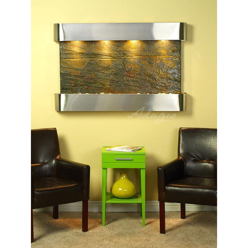 Adagio Sunrise Springs 35"H x 52"W Indoor Wall Fountain SSR1511