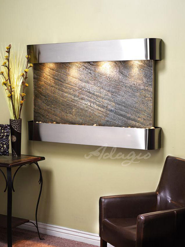 Adagio Sunrise Springs 35"H x 52"W Indoor Wall Fountain SSR1511