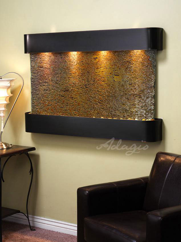 Adagio Sunrise Springs 35"H x 52"W Indoor Wall Fountain SSR1511