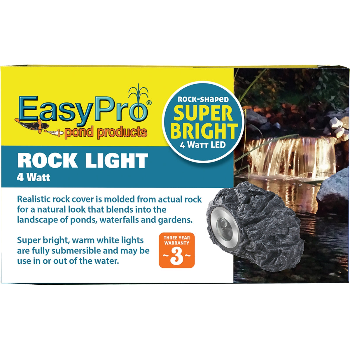 Easy Pro Pond 4 Watt LED Rock Light LED4RL